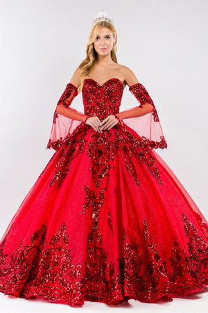 red and black quinceanera dresses